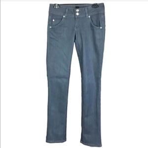 Nissi Grey Jean Straight Leg Pants Size 5 Juniors